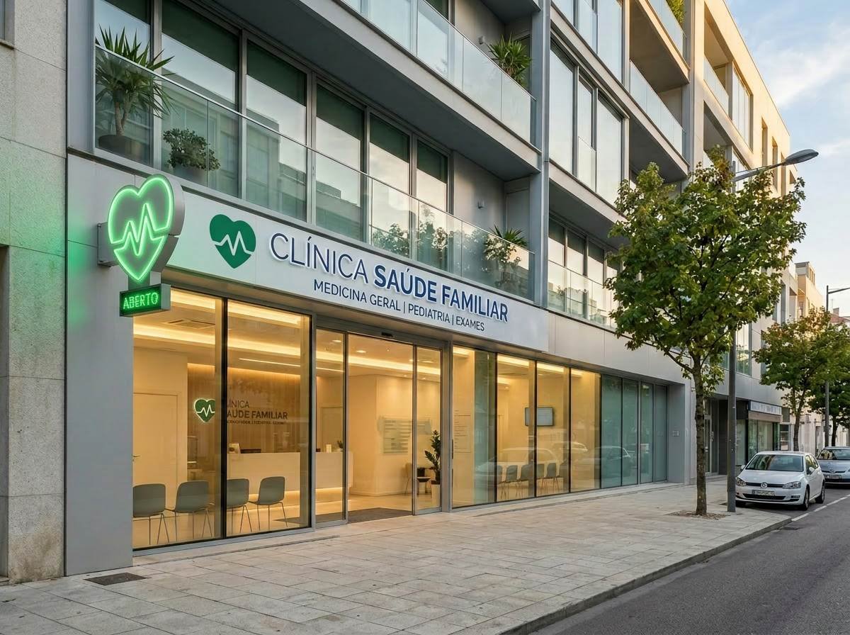 Instalações modernas da Clínica Saúde Familiar